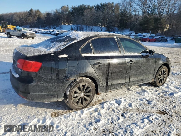 2012 Volkswagen Jetta Sedan SE w/Convenience & Sunroof with VIN 3VWDX7AJXCM383277, listed as a Copart auction lot 41986755 with 299,213 mi miles and Non Repairable. Bid and sale history available at carsss.com. Image 3.