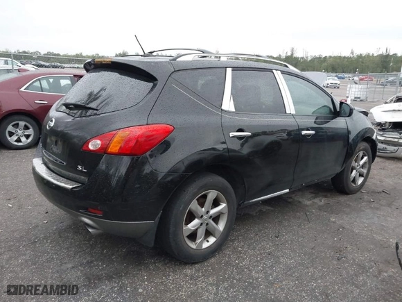 2009 Nissan Murano S with VIN JN8AZ18U29W104625, listed as a IAAI auction lot 41377201 with 217,978 mi miles. Bid and sale history available at carsss.com. Image 4.