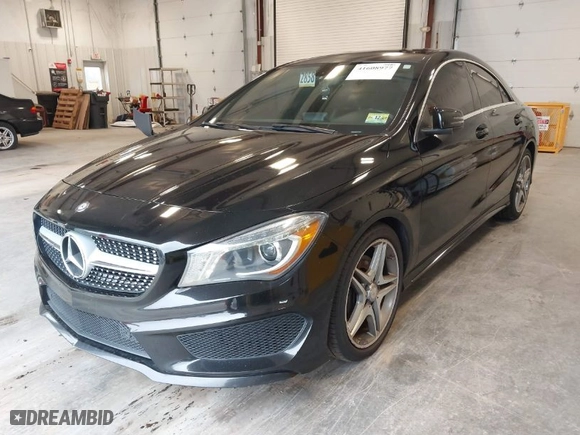 2014 Mercedes-Benz CLA-Class CLA 250 with VIN WDDSJ4GB6EN151560, listed as a IAAI auction lot 41608977 with 109,887 mi miles. Bid and sale history available at carsss.com. Image 2.