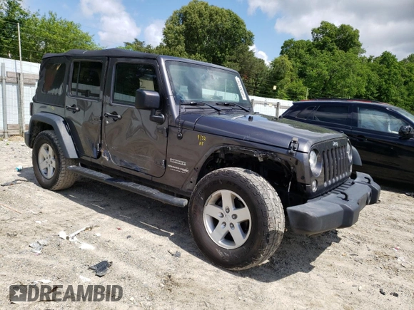 2018 Jeep Wrangler JK Unlimited Sport S with VIN 1C4BJWDG4JL863268, listed as a Copart auction lot 54135124 with 109,417 mi miles and Salvage Title. Bid and sale history available at carsss.com. Image 4.