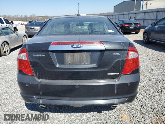 2012 Ford Fusion SEL with VIN 3FAHP0JG5CR272564, listed as a Copart auction lot 46808055 with 172,794 mi miles and Clean title. Bid and sale history available at DreamBid. Image 6.