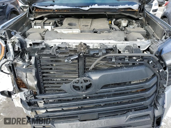2022 Toyota Tundra 4WD SR5 with VIN 5TFLA5DB8NX049514, listed as a Copart auction lot 45870865 with 51,053 mi miles and Salvage Title. Bid and sale history available at carsss.com. Image 11.