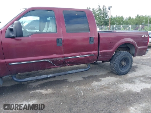 2000 Ford F-250 XL with VIN 1FTNW21S5YEE13482, listed as a IAAI auction lot 42418740 with 143,919 mi miles and . Bid and sale history available at DreamBid. Image 6.