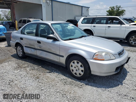 1998 Honda Civic LX z VIN 2HGEJ6675WH539407, wystawiony jako Copart lot #56715815 z przebiegiem 90 882 mil mil oraz Szkoda całkowita • Salvage title. Historia ofert i sprzedaży dostępna na DreamBid. Obrazek 4.
