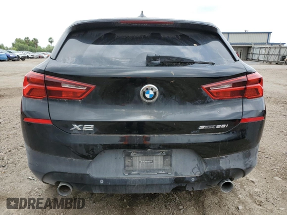 2019 BMW X2 sDrive28i with VIN WBXYJ3C52K5N14885, listed as a Copart auction lot 54079395 with 91,564 mi miles and Salvage title. Bid and sale history available at DreamBid. Image 6.