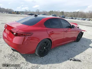 2019 Alfa Romeo Giulia Ti with VIN ZARFAMBN8K7622840, listed as a Copart auction lot 49124665 with 42,600 mi miles and Salvage Title. Bid and sale history available at carsss.com. Image 3.