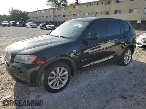 2014 BMW X3 xDrive28i with VIN 5UXWX9C57E0D24167, listed as a Copart auction lot 52796105 with Not Provided miles and Clean Title. Bid and sale history available at DreamBid. Image 1.