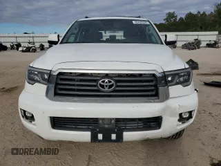 2018 Toyota Sequoia SR5 with VIN 5TDBY5G16JS162016, listed as a Copart auction lot 85428344 with 123,429 mi miles and Salvage Title. Bid and sale history available at carsss.com. Image 5.