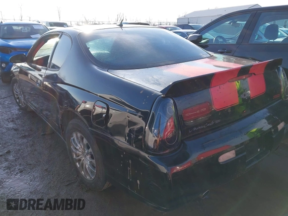 2005 Chevrolet Monte Carlo LT with VIN 2G1WX12K659312971, listed as a IAAI auction lot 41732142 with 173,562 mi miles. Bid and sale history available at carsss.com. Image 3.