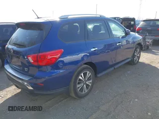 2017 Nissan Pathfinder SV with VIN 5N1DR2MM0HC695523, listed as a IAAI auction lot 42075860 with 156,725 mi miles and . Bid and sale history available at DreamBid. Image 4.