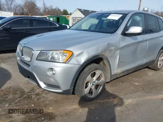 2012 BMW X3 28i with VIN 5UXWX5C58CL729049, listed as a IAAI auction lot 41611212 with 191,583 mi miles and . Bid and sale history available at DreamBid. Image 6.