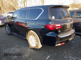 2021 Infiniti QX80 Luxe with VIN JN8AZ2AE2M9269235, listed as a IAAI auction lot 41340475 with 118,099 mi miles and . Bid and sale history available at DreamBid. Image 3.