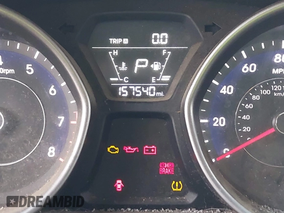 2016 Hyundai Elantra SE with VIN 5NPDH4AE7GH672890, listed as a IAAI auction lot 41087145 with 157,540 mi miles. Bid and sale history available at carsss.com. Image 15.