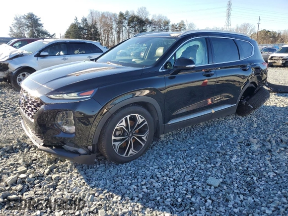 2019 Hyundai Santa Fe Ultimate with VIN 5NMS53AA2KH050937, listed as a Copart auction lot 87272074 with 40,286 mi miles and Salvage Title. Bid and sale history available at carsss.com. Image 1.