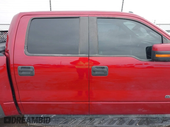 2014 Ford F-150 SVT Raptor with VIN 1FTFW1R61EFC00041, listed as a IAAI auction lot 41609376 with 119,325 mi miles and . Bid and sale history available at carsss.com. Image 13.