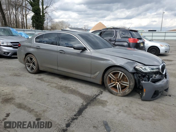 2022 BMW 5 Series 530i xDrive z VIN WBA13BJ0XNWX56782, wystawiony jako Copart lot #50706545 z przebiegiem 86 813 mil mil oraz Szkoda całkowita • Salvage title. Historia ofert i sprzedaży dostępna na DreamBid. Obrazek 4.