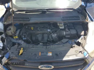 2017 Ford Escape S with VIN 1FMCU0F70HUE54268, listed as a Copart auction lot 52291615 with 131,296 mi miles and Salvage Title. Bid and sale history available at carsss.com. Image 12.
