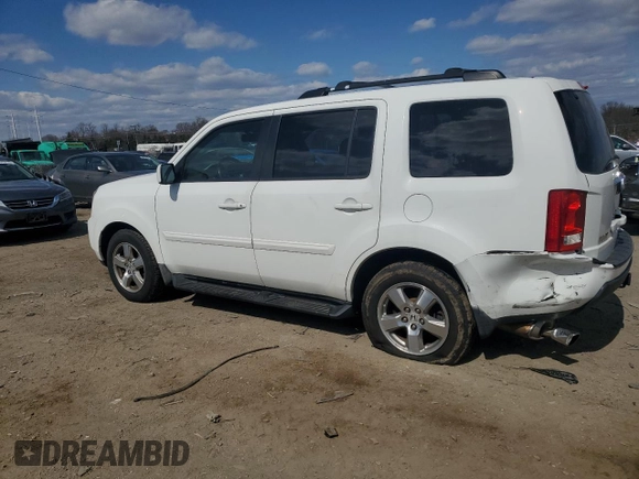 2009 Honda Pilot EX-L with VIN 5FNYF48559B032577, listed as a Copart auction lot 48916185 with 206,648 mi miles and Salvage Title. Bid and sale history available at carsss.com. Image 2.