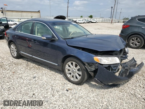 2010 Volvo S80 I6 with VIN YV1982AS7A1132738, listed as a Copart auction lot 54868245 with 116,081 mi miles and Salvage Title. Bid and sale history available at carsss.com. Image 4.