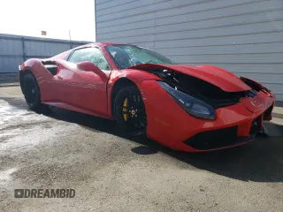 2018 Ferrari 488 z VIN ZFF80AMA1J0229687, wystawiony jako Copart lot #58090934 z przebiegiem Nie podano mil oraz Szkody całkowita. Historia ofert i sprzedaży dostępna na DreamBid. Obrazek 4.