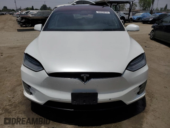 2017 Tesla Model X 90D with VIN 5YJXCAE26HF079421, listed as a Copart auction lot 47889005 with 88,281 mi miles and Salvage Title. Bid and sale history available at DreamBid. Image 5.