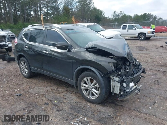 2015 Nissan Rogue SV with VIN KNMAT2MT2FP544690, listed as a IAAI auction lot 41554644 with 204,831 mi miles and . Bid and sale history available at carsss.com. Image 1.