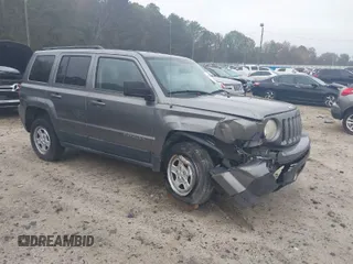 2012 Jeep Patriot Sport with VIN 1C4NJRBB1CD509517, listed as a IAAI auction lot 40786389 with 134,343 mi miles and . Bid and sale history available at DreamBid. Image 1.