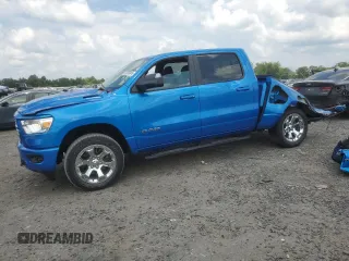 2021 Ram 1500 Big Horn with VIN 1C6SRFFTXMN772864, listed as a Copart auction lot 65783345 with 15,959 mi miles and Salvage title. Bid and sale history available at DreamBid. Image 1.