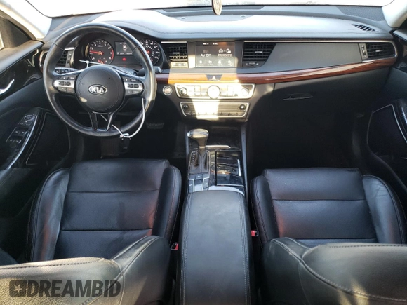 2017 Kia Cadenza Premium with VIN KNALB4J19H5050526, listed as a Copart auction lot 82837374 with 120,201 mi miles and Salvage Title. Bid and sale history available at carsss.com. Image 8.