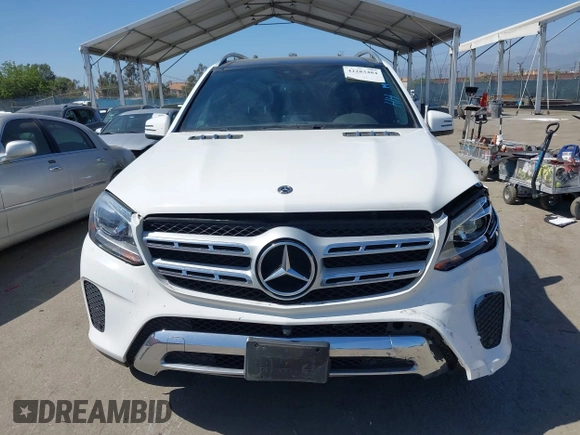 2018 Mercedes-Benz GLS 450 with VIN 4JGDF6EE6JB132415, listed as a IAAI auction lot 42283484 with 54,090 mi miles and . Bid and sale history available at DreamBid. Image 11.
