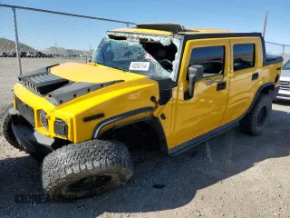 2005 Hummer H2 SUT with VIN 5GRGN22U35H111905, listed as a Copart auction lot 49265154 with 236,857 mi miles and Salvage Title. Bid and sale history available at carsss.com. Image 1.