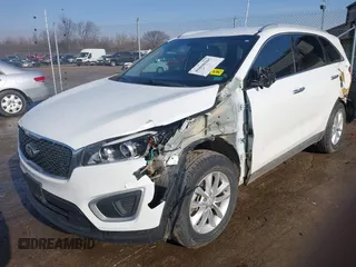 2018 Kia Sorento LX with VIN 5XYPG4A3XJG419446, listed as a IAAI auction lot 41696265 with 96,233 mi miles. Bid and sale history available at carsss.com. Image 18.