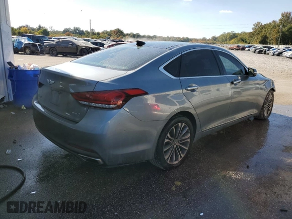 2015 Hyundai Genesis 3.8L z VIN KMHGN4JE5FU064534, wystawiony jako Copart lot #76536494 z przebiegiem 125 068 mil mil oraz Szkody całkowita. Historia ofert i sprzedaży dostępna na DreamBid. Obrazek 3.