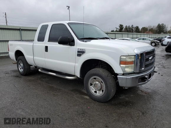2008 Ford Super Duty F-250 SRW XL with VIN 1FTSX215X8EE43152, listed as a Copart auction lot 51999755 with 153,363 mi miles and Salvage Title. Bid and sale history available at carsss.com. Image 4.