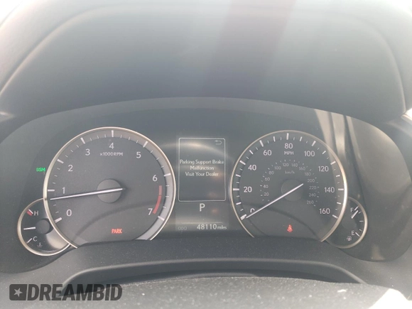 2021 Lexus RX 350 with VIN 2T2HZMDAXMC294632, listed as a Copart auction lot 59843245 with 48,110 mi miles and Salvage title. Bid and sale history available at DreamBid. Image 9.