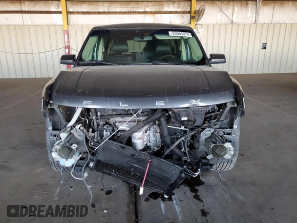 2018 Ford Flex Limited with VIN 2FMGK5D87JBA02653, listed as a Copart auction lot 83594974 with 106,694 mi miles and Salvage Title. Bid and sale history available at carsss.com. Image 5.
