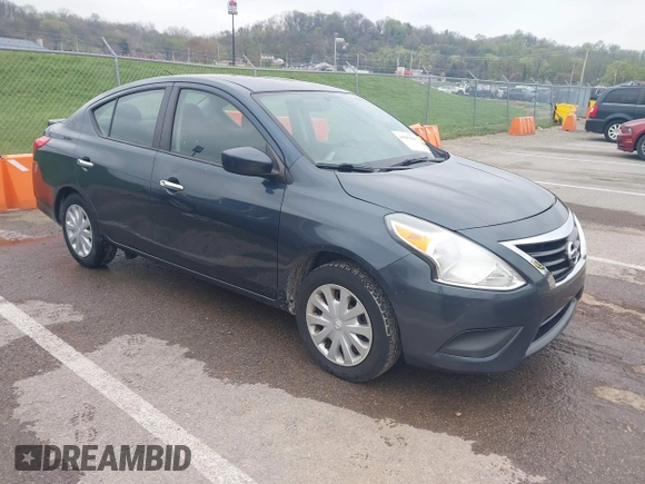 2016 Nissan Versa S Plus with VIN 3N1CN7AP0GL870348, listed as a IAAI auction lot 41995104 with 134,054 mi miles. Bid and sale history available at carsss.com. Image 1.