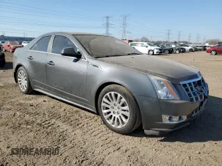 2012 Cadillac CTS Premium with VIN 1G6DS5E30C0129391, listed as a Copart auction lot 48699715 with 132,357 mi miles and Salvage title. Bid and sale history available at DreamBid. Image 4.