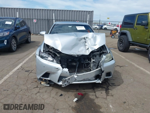 2013 Lexus GS 350 with VIN JTHBE1BL0D5022966, listed as a IAAI auction lot 42009025 with 1 mi miles. Bid and sale history available at carsss.com. Image 12.