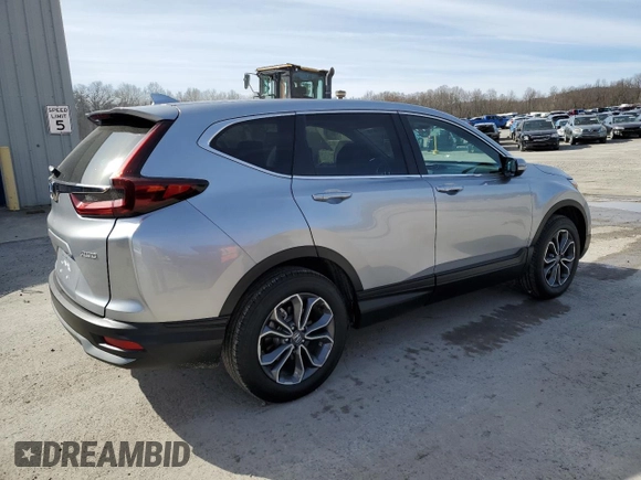2022 Honda CR-V EX-L with VIN 5J6RW2H85NL000359, listed as a Copart auction lot 41827613 with 11,574 mi miles and Salvage Title. Bid and sale history available at carsss.com. Image 3.