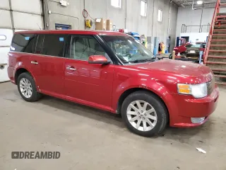 2009 Ford Flex SEL with VIN 2FMEK62C49BB07151, listed as a Copart auction lot 52347695 with 206,678 mi miles and Salvage Title. Bid and sale history available at carsss.com. Image 4.