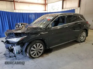 2019 Infiniti QX50 LUXE with VIN 3PCAJ5M31KF115536, listed as a Copart auction lot 51500325 with 0 mi miles and Clean Title. Bid and sale history available at carsss.com. Image 1.