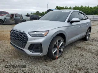 2022 Audi Q5 Sportback S line Prestige with VIN WA16AAFY7N2047042, listed as a Copart auction lot 55395475 with 52,468 mi miles and Salvage title. Bid and sale history available at DreamBid. Image 1.