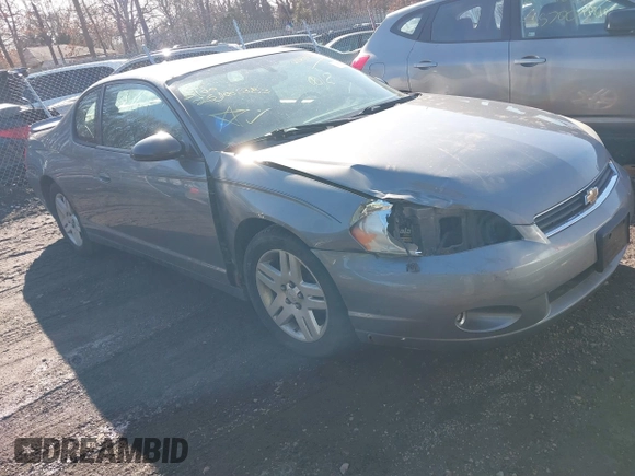 2006 Chevrolet Monte Carlo LT 3.9L with VIN 2G1WK151269228293, listed as a IAAI auction lot 41540122 with 999,999 mi miles. Bid and sale history available at carsss.com. Image 1.