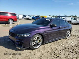2018 BMW 4 Series 440i with VIN WBA4J5C51JBF07353, listed as a Copart auction lot 42490255 with 49,630 mi miles and Salvage Title. Bid and sale history available at DreamBid. Image 1.