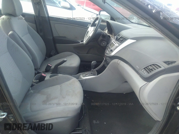 2012 Hyundai Accent GLS z VIN KMHCT4AE0CU131248, wystawiony jako IAAI lot #26727523 z przebiegiem 94 967 mil mil oraz . Historia ofert i sprzedaży dostępna na DreamBid. Obrazek 5.