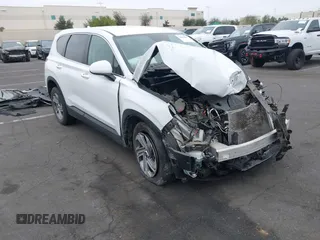 2022 Hyundai Santa Fe SE z VIN 5NMS14AJ8NH443864, wystawiony jako IAAI lot #41892061 z przebiegiem 38 297 mil mil oraz . Historia ofert i sprzedaży dostępna na DreamBid. Obrazek 1.