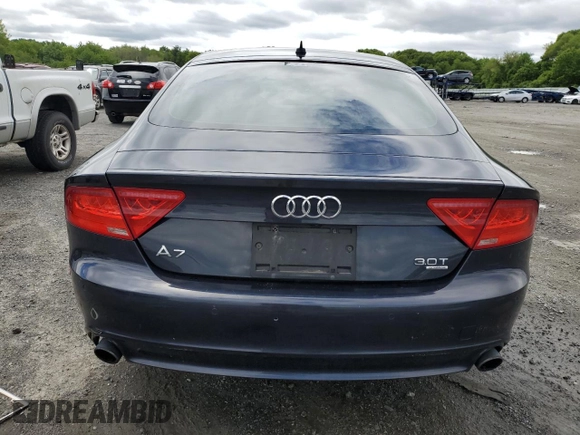 2012 Audi A7 z VIN WAUSGCFC8CN002171, wystawiony jako Copart lot #58473235 z przebiegiem 178 968 mil mil oraz Czysty tytuł • Clean title. Historia ofert i sprzedaży dostępna na DreamBid. Obrazek 6.
