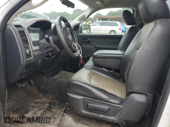 2011 Ram 2500 ST with VIN 3D7LP2ET9BG589870, listed as a Copart auction lot 61138005 with 156,508 mi miles and Salvage title. Bid and sale history available at DreamBid. Image 7.