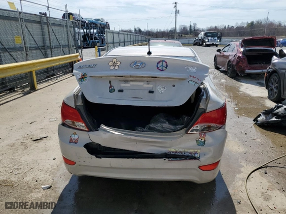 2015 Hyundai Accent GLS with VIN KMHCT4AE4FU934410, listed as a Copart auction lot 48546775 with 95,801 mi miles and Non Repairable. Bid and sale history available at carsss.com. Image 6.